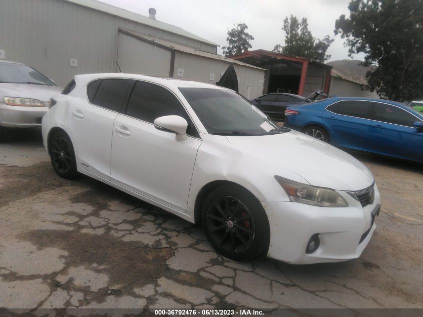 2013 LEXUS CT 200H HYBRID - JTHKD5BH7D2136843