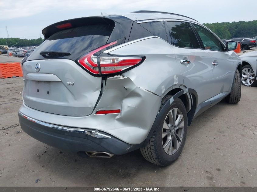 2018 NISSAN MURANO SV - 5N1AZ2MG6JN156198