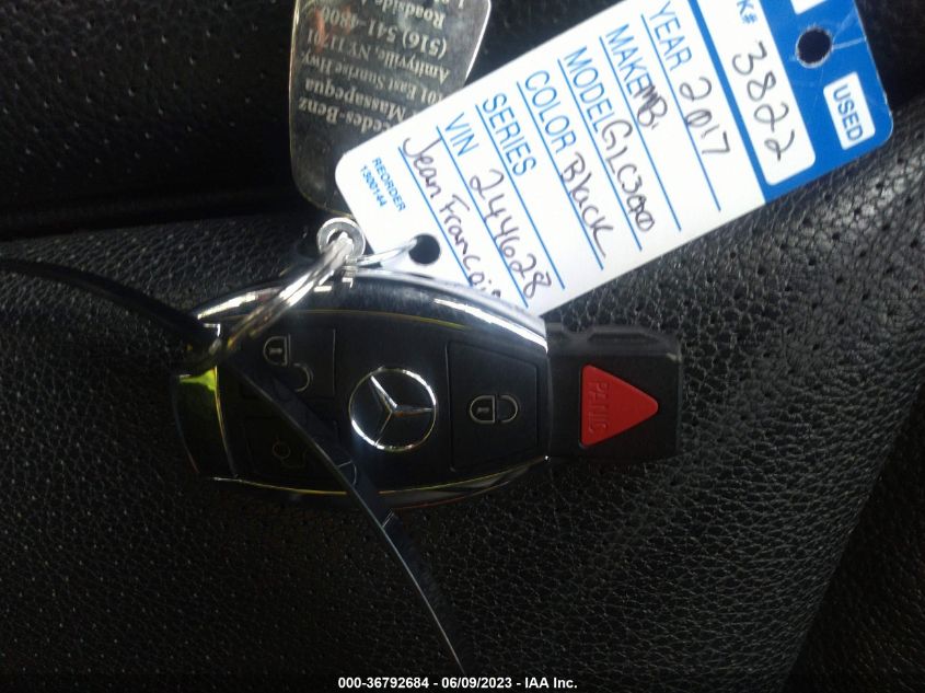 2017 MERCEDES-BENZ GLC GLC 300 - WDC0G4KB8HF244628