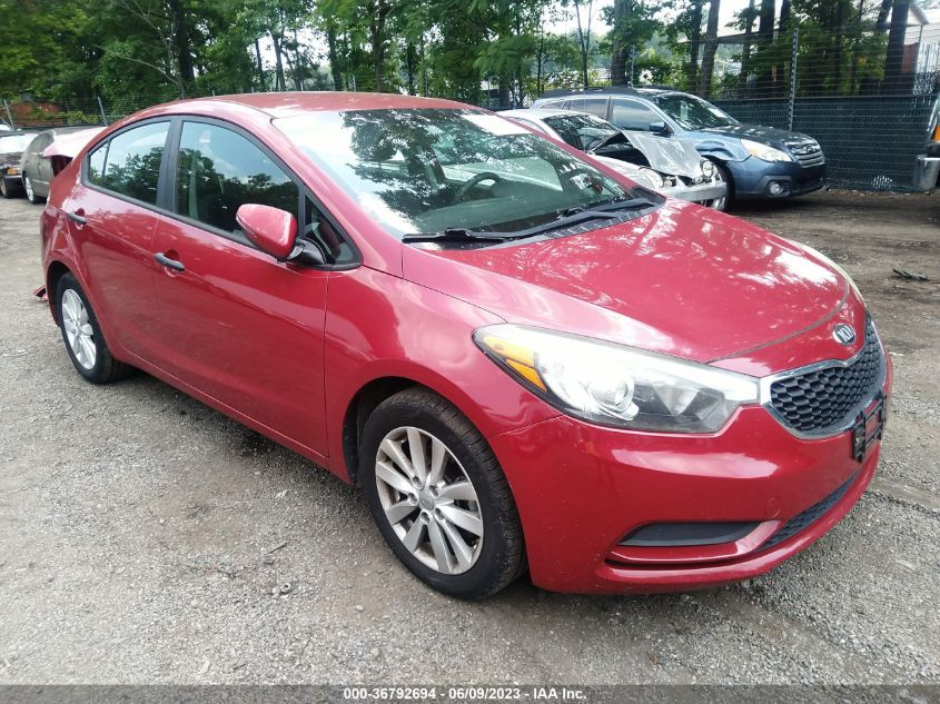 2014 KIA FORTE LX - KNAFX4A67E5056105