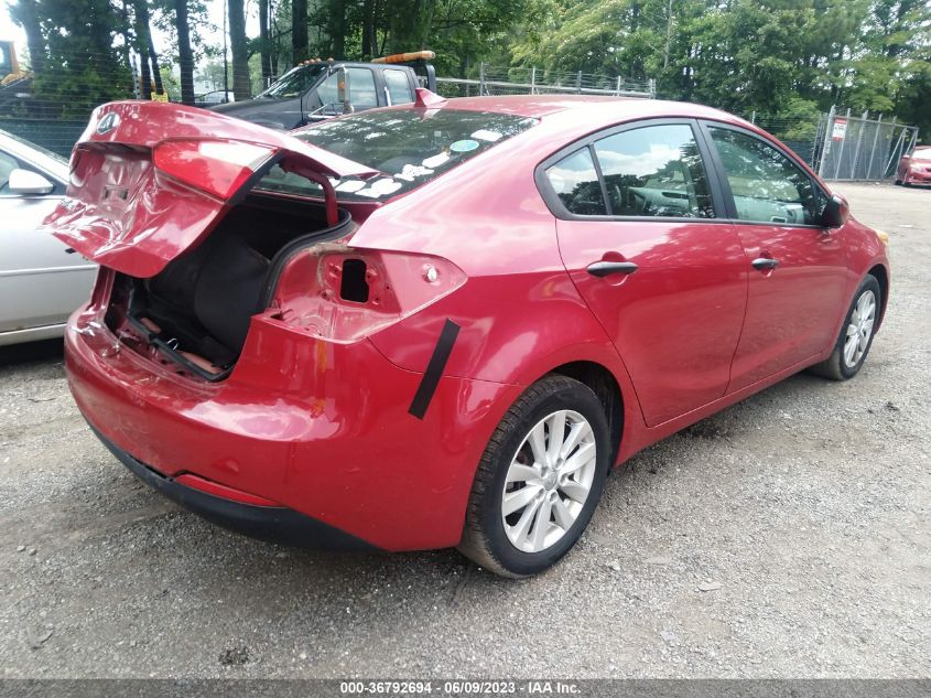 2014 KIA FORTE LX - KNAFX4A67E5056105