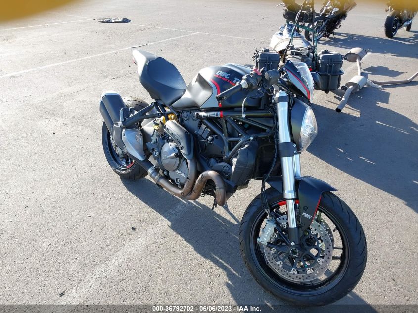 2020 DUCATI MONSTER 821 - ZDMMACLSOLBOO6620