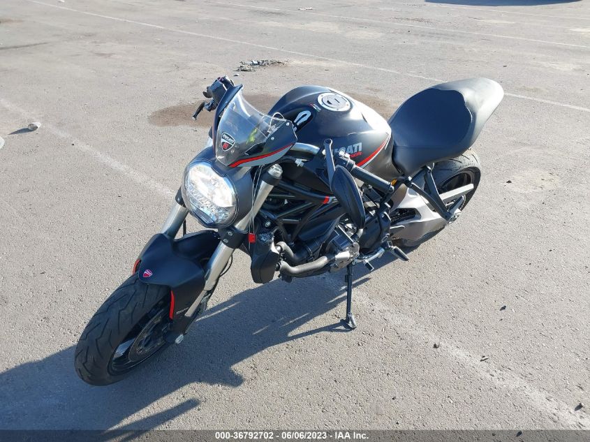 2020 DUCATI MONSTER 821 ZDMMACLSOLBOO6620