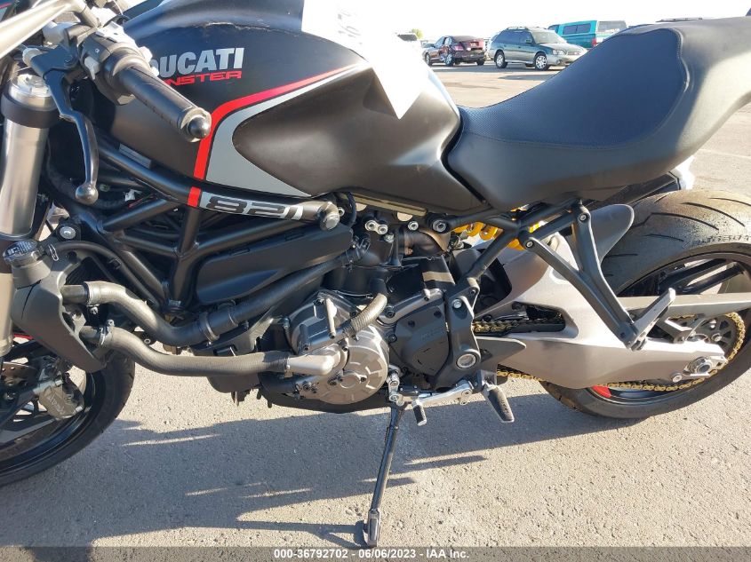 2020 DUCATI MONSTER 821 ZDMMACLSOLBOO6620