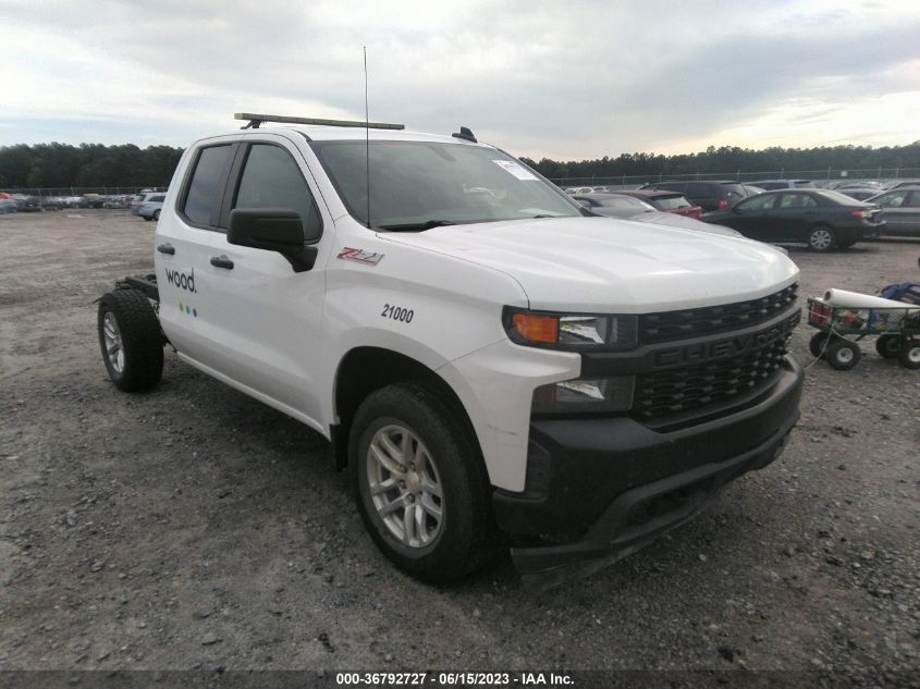2021 CHEVROLET SILVERADO 1500 WORK TRUCK - 1GCRYAEF2MZ121455