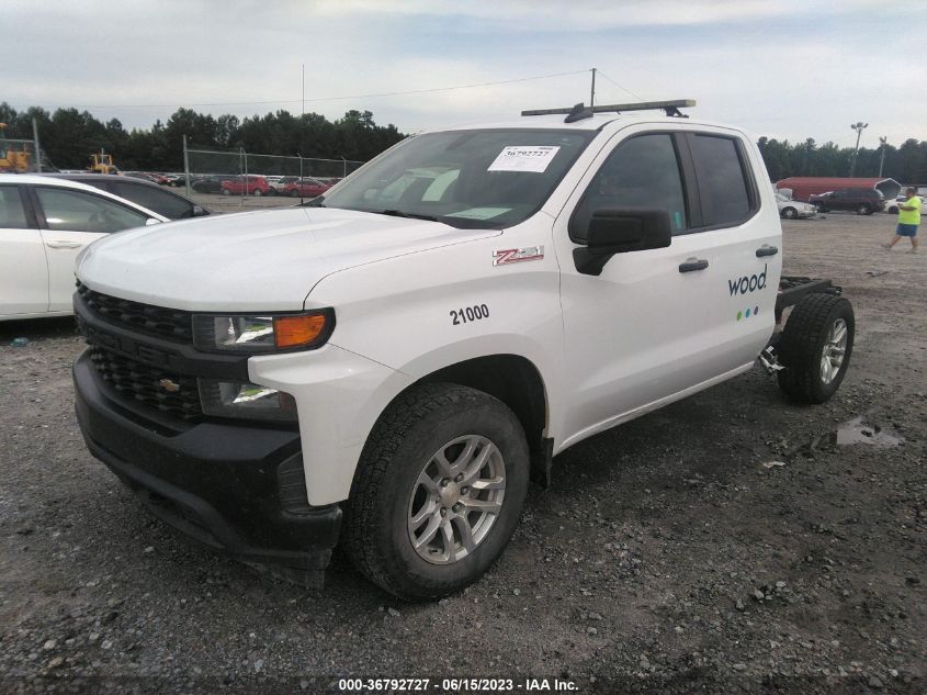 2021 CHEVROLET SILVERADO 1500 WORK TRUCK - 1GCRYAEF2MZ121455