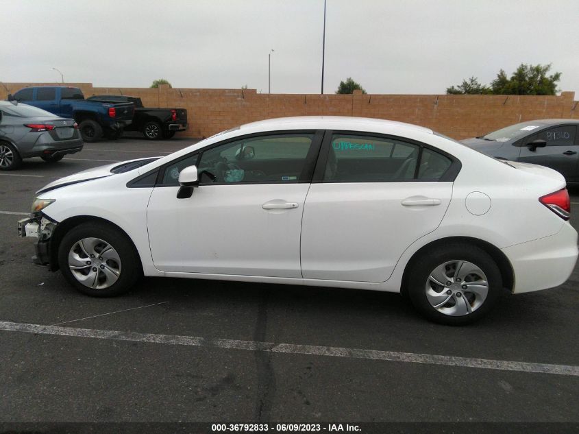 2013 HONDA CIVIC SDN LX - 19XFB2F56DE002741