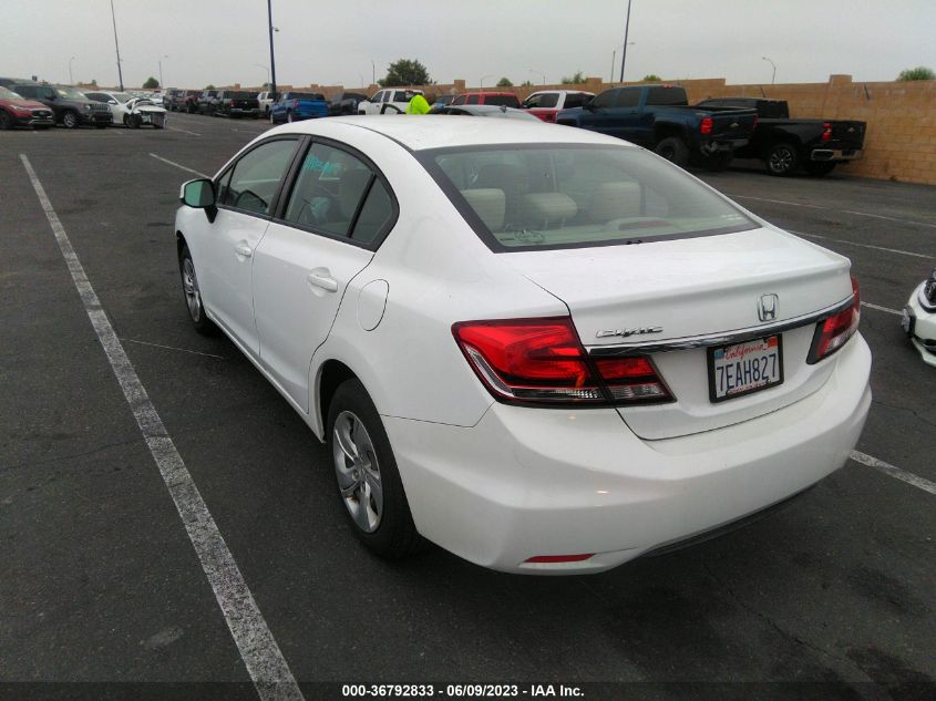 2013 HONDA CIVIC SDN LX - 19XFB2F56DE002741