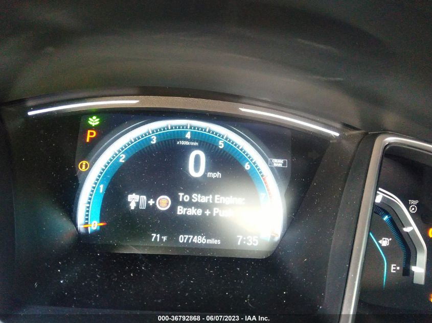 2018 HONDA CIVIC SEDAN EX-L - JHMFC1F73JX015465