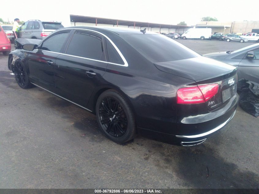 2013 AUDI A8 L 4.0L WAUR2AFD2DN020337