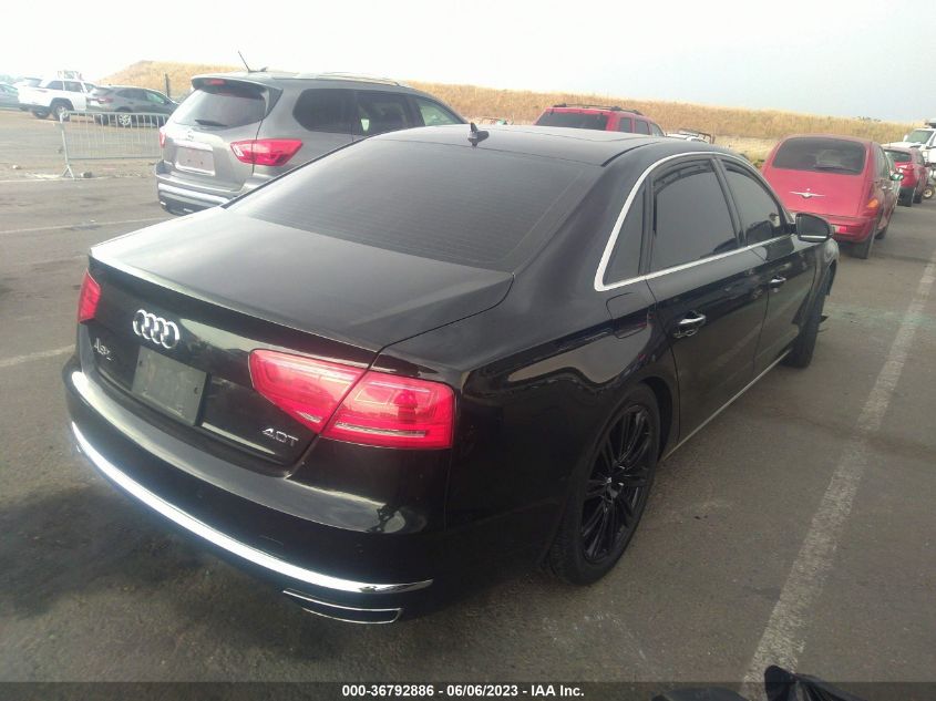 2013 AUDI A8 L 4.0L WAUR2AFD2DN020337