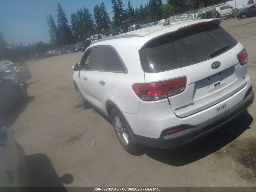 2016 KIA SORENTO LX - 5XYPG4A34GG109348