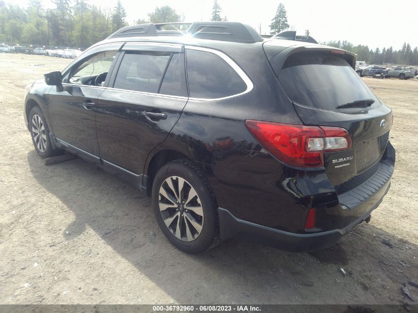 2016 SUBARU OUTBACK 3.6R LIMITED - 4S4BSENC1G3247471