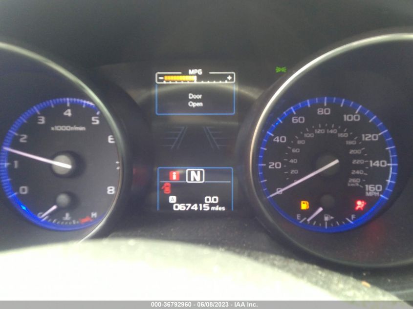 2016 SUBARU OUTBACK 3.6R LIMITED - 4S4BSENC1G3247471