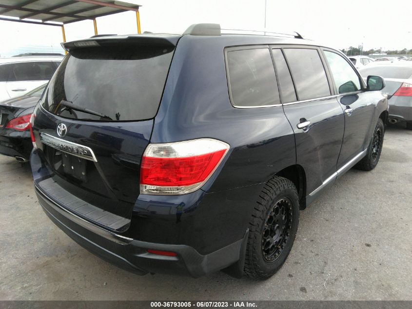 2013 TOYOTA HIGHLANDER LIMITED - 5TDYK3EH7DS130731