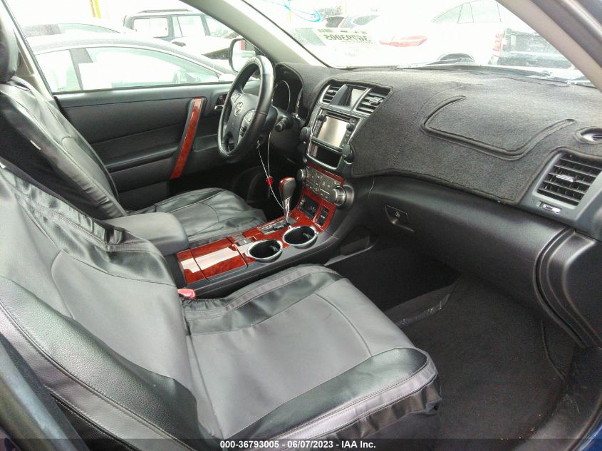 2013 TOYOTA HIGHLANDER LIMITED - 5TDYK3EH7DS130731