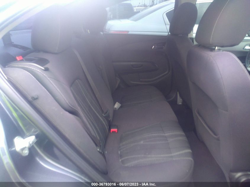 2013 CHEVROLET SONIC LT - 1G1JC5SG5D4186693