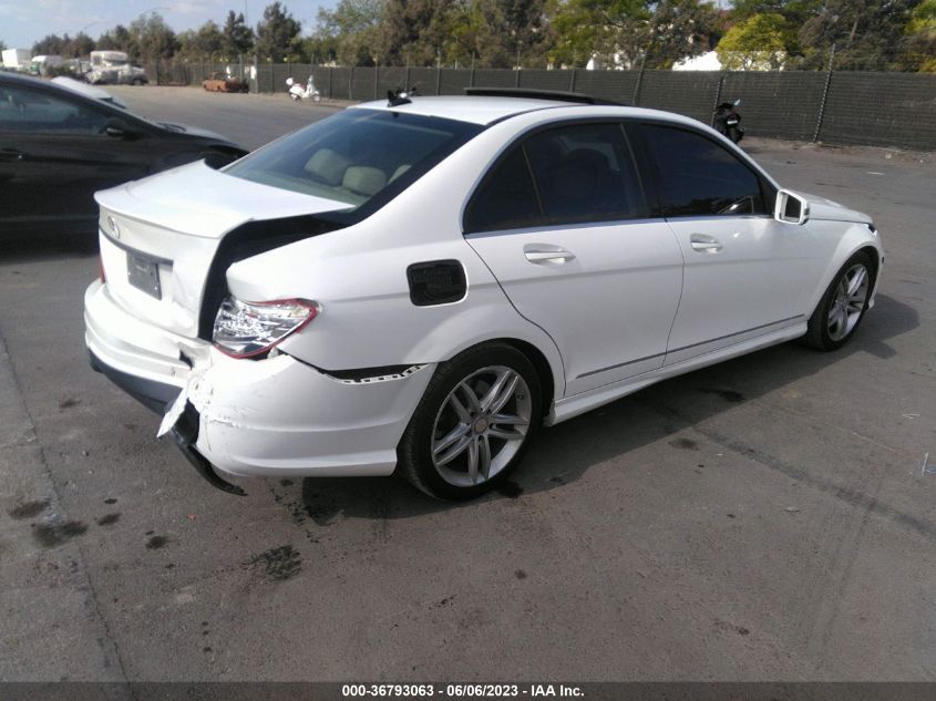 2014 MERCEDES-BENZ C-CLASS C 250 - WDDGF4HB7EA957632