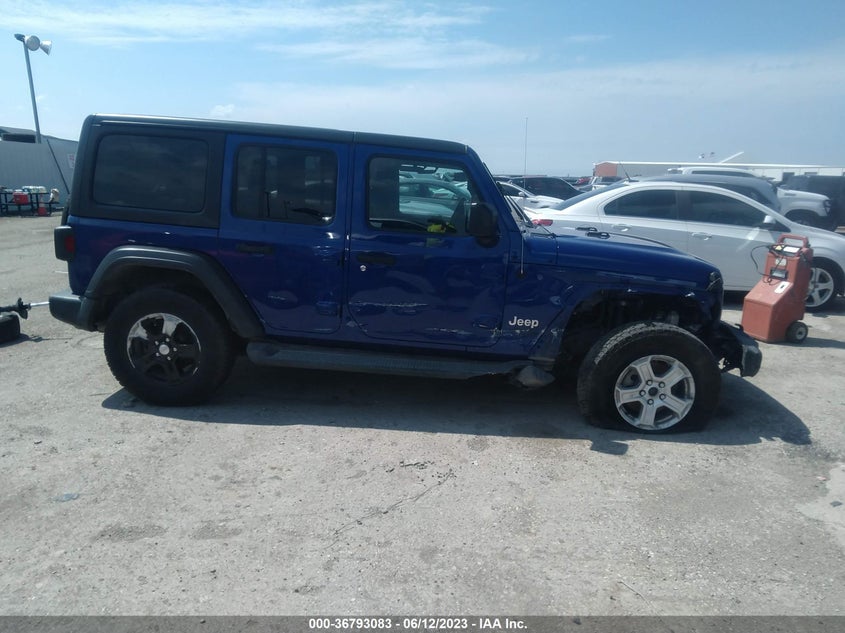 VIN 1C4HJXDN6LW124385 2020 JEEP WRANGLER UNLIMITED SPORT S