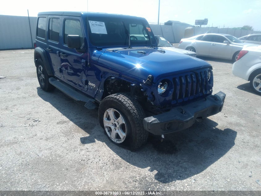 VIN 1C4HJXDN6LW124385 2020 JEEP WRANGLER UNLIMITED SPORT S