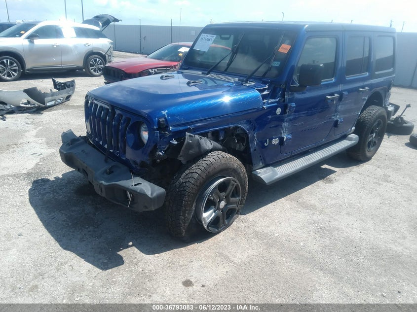 VIN 1C4HJXDN6LW124385 2020 JEEP WRANGLER UNLIMITED SPORT S