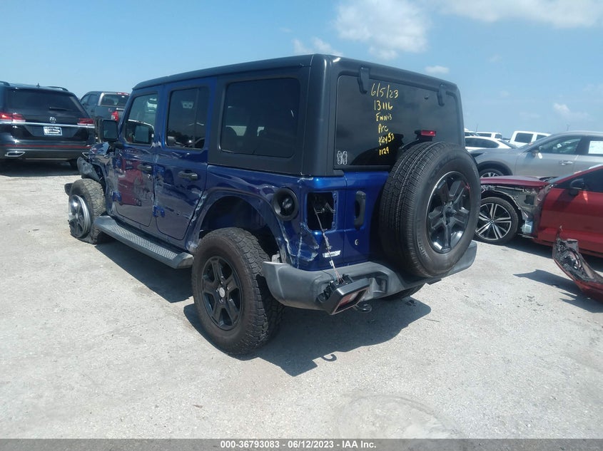 VIN 1C4HJXDN6LW124385 2020 JEEP WRANGLER UNLIMITED SPORT S