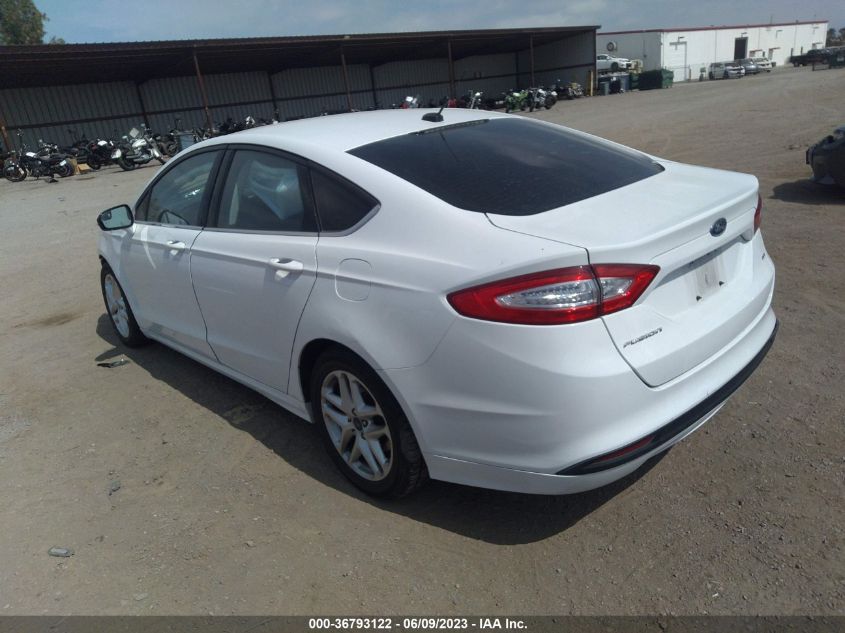 2016 FORD FUSION SE - 3FA6P0H75GR144943