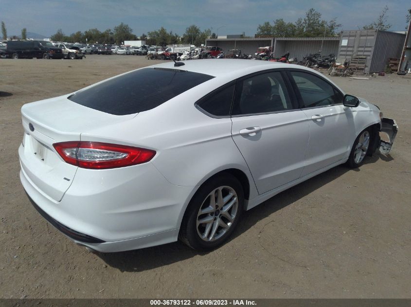 2016 FORD FUSION SE - 3FA6P0H75GR144943