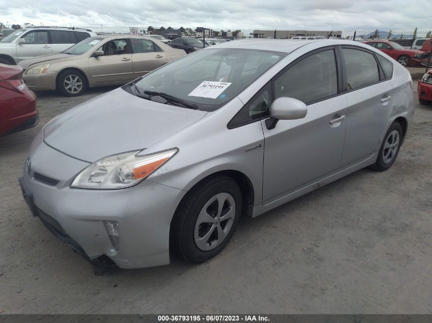 2014 TOYOTA PRIUS FOUR/FIVE/THREE/ONE/TWO - JTDKN3DU5E0362714