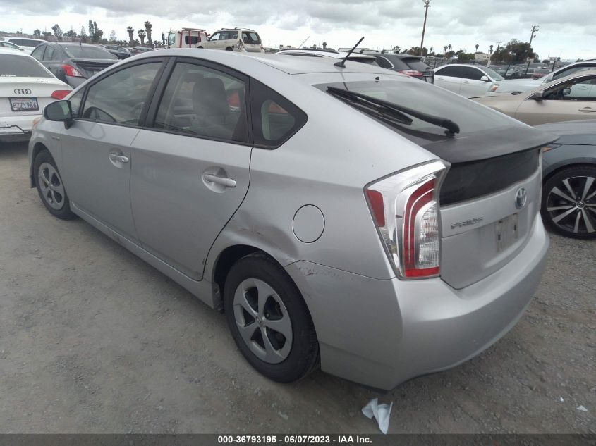 2014 TOYOTA PRIUS FOUR/FIVE/THREE/ONE/TWO - JTDKN3DU5E0362714