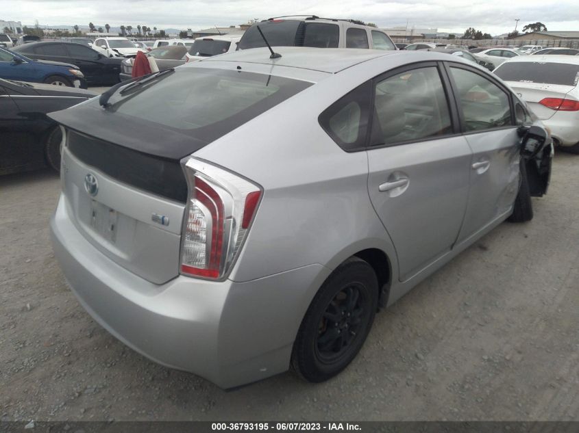 2014 TOYOTA PRIUS FOUR/FIVE/THREE/ONE/TWO - JTDKN3DU5E0362714