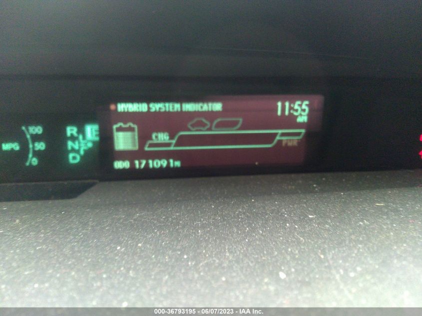 2014 TOYOTA PRIUS FOUR/FIVE/THREE/ONE/TWO - JTDKN3DU5E0362714
