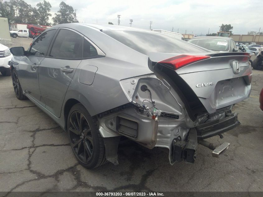 2020 HONDA CIVIC SEDAN SPORT - 2HGFC2F87LH530638