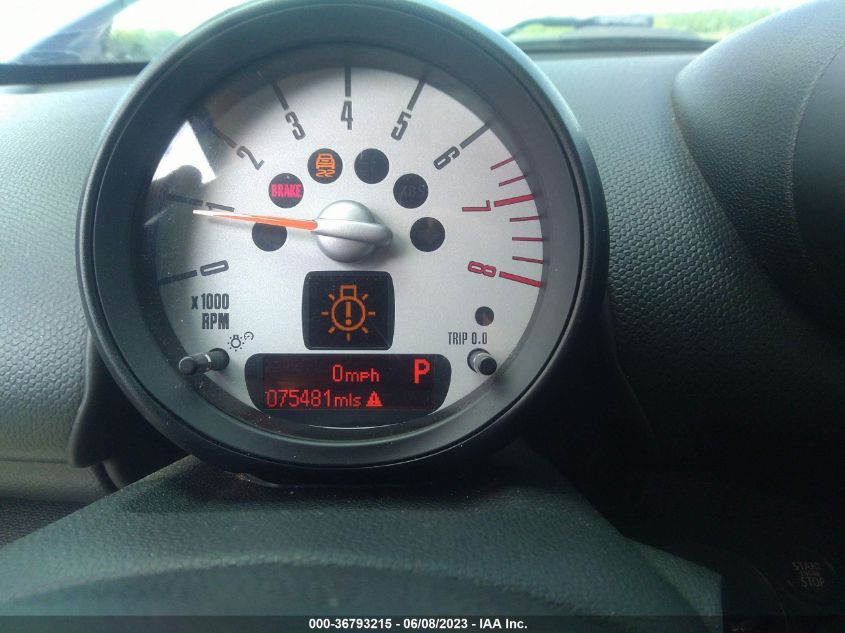 2013 MINI COOPER PACEMAN S WMWSS5C57DWN66499