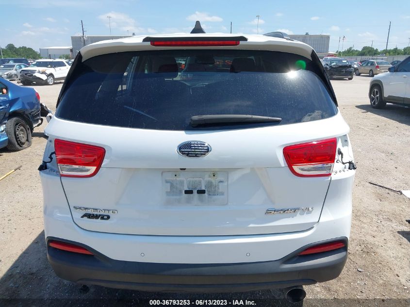 2016 KIA SORENTO LX - 5XYPGDA50GG080772