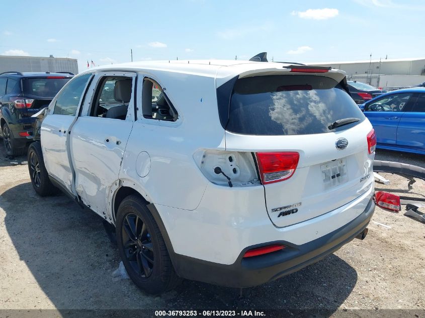 2016 KIA SORENTO LX - 5XYPGDA50GG080772