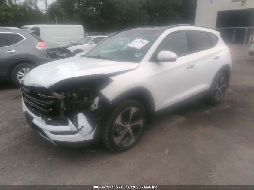 2016 HYUNDAI TUCSON LIMITED - KM8J33A21GU085796