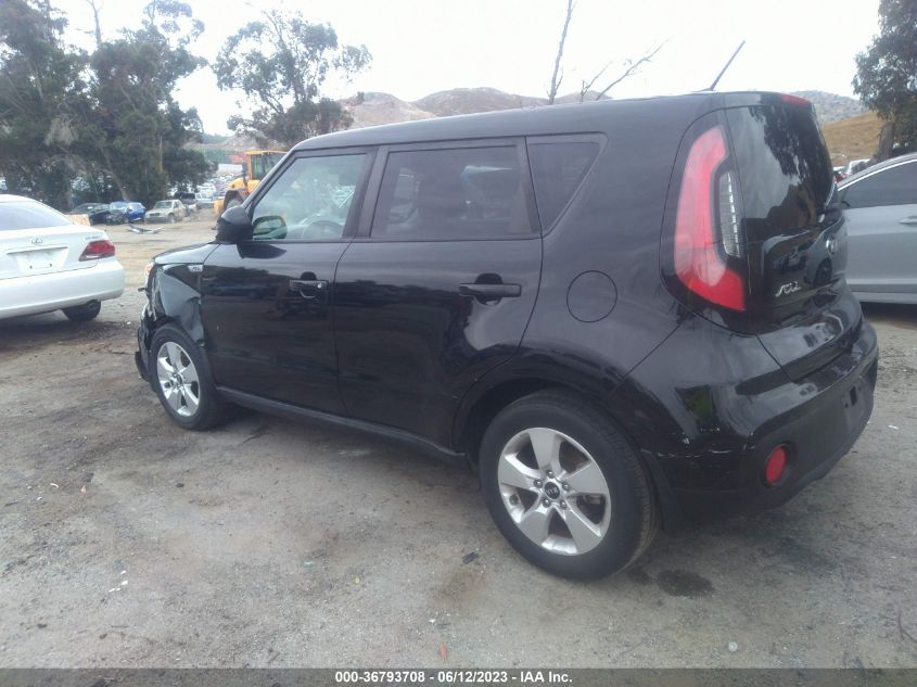 2019 KIA SOUL BASE - KNDJN2A28K7650528