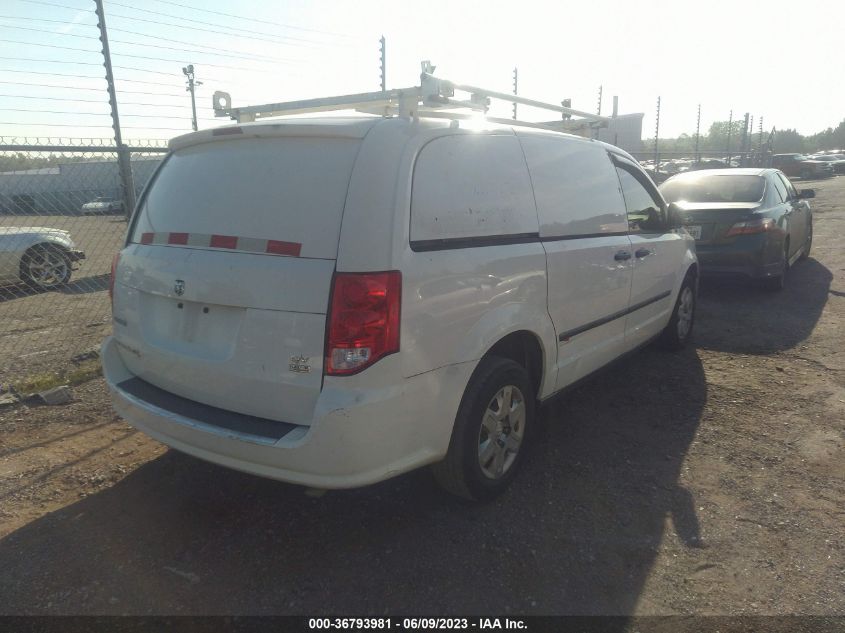 2013 RAM CARGO VAN TRADESMAN 2C4JRGAG6DR765644