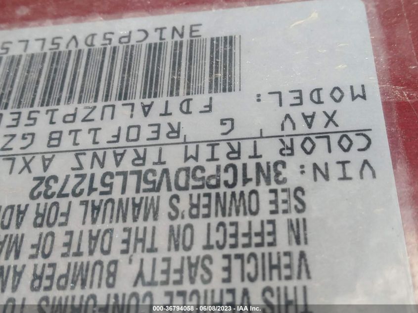 2020 NISSAN KICKS SR - 3N1CP5DV5LL512732