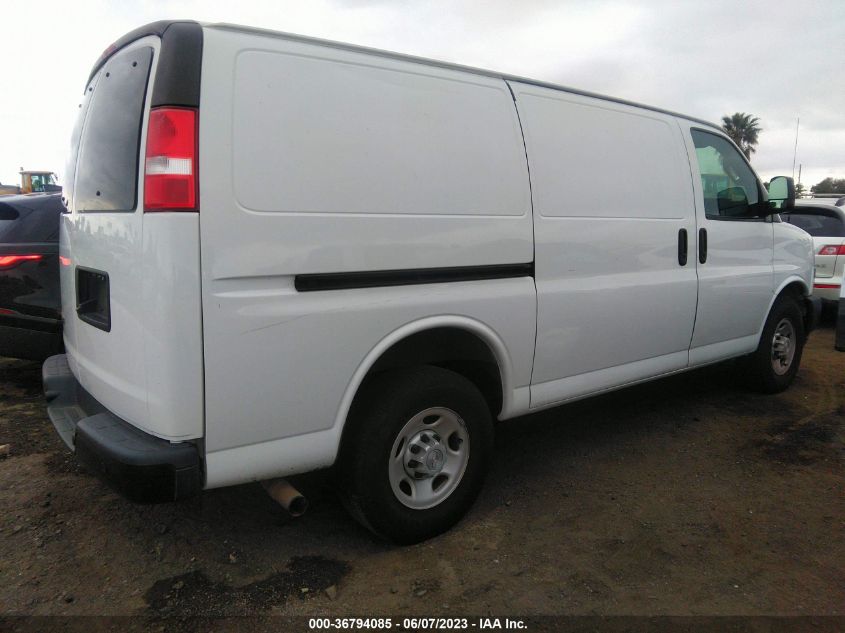 2019 CHEVROLET EXPRESS CARGO VAN - 1GCWGAFG5K1328348