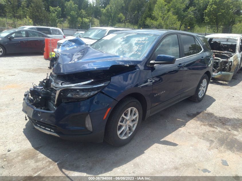 2022 CHEVROLET EQUINOX LT - 3GNAXJEV3NL244690