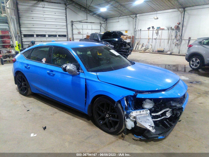 VIN 19XFL2H80NE012882 2022 HONDA CIVIC HATCHBACK SPORT