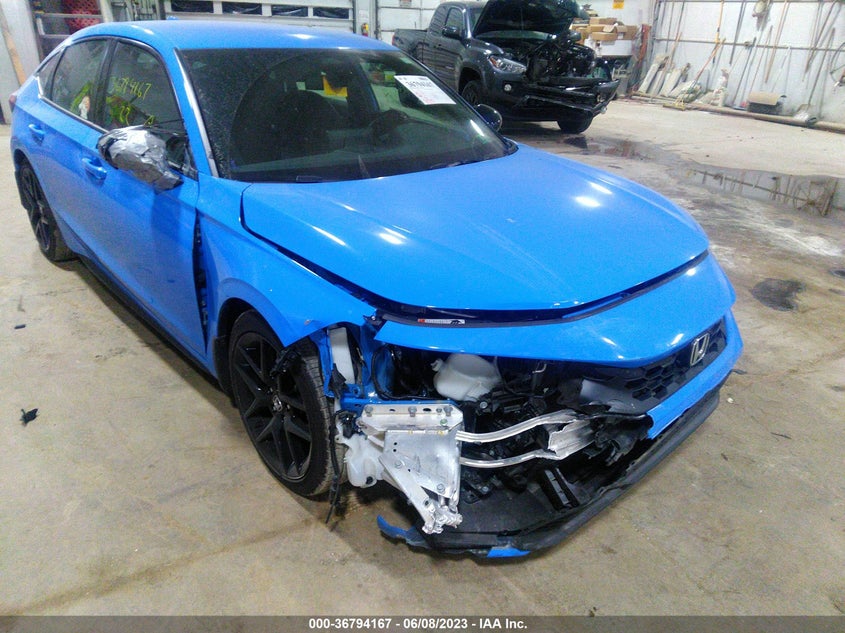 VIN 19XFL2H80NE012882 2022 HONDA CIVIC HATCHBACK SPORT
