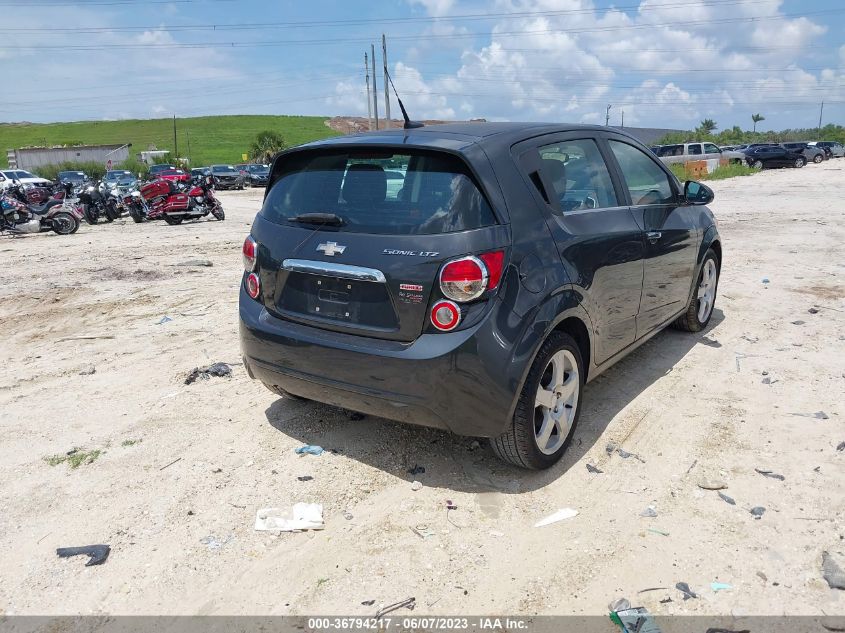 2014 CHEVROLET SONIC LTZ - 1G1JE6SB5E4189910