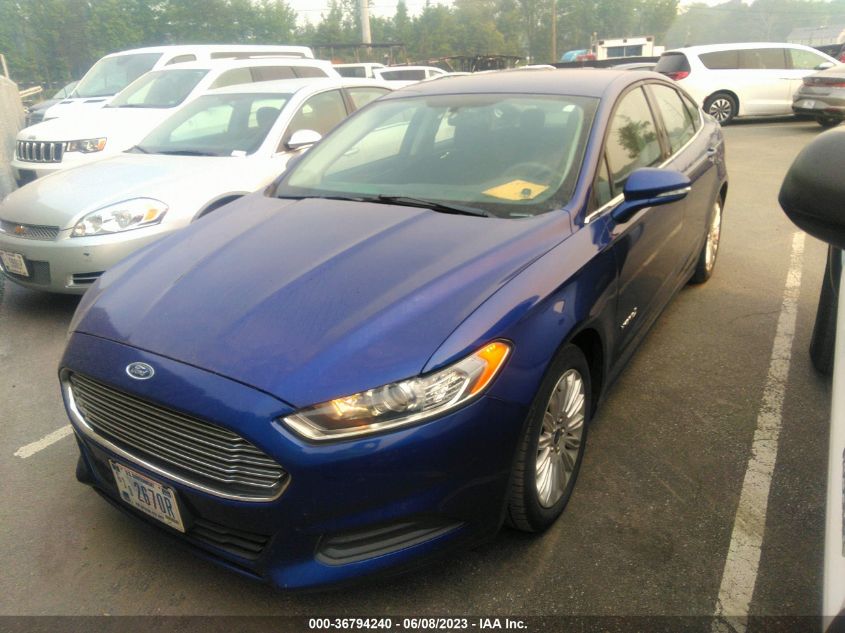 2016 FORD FUSION SE HYBRID - 3FA6P0LU4GR160600