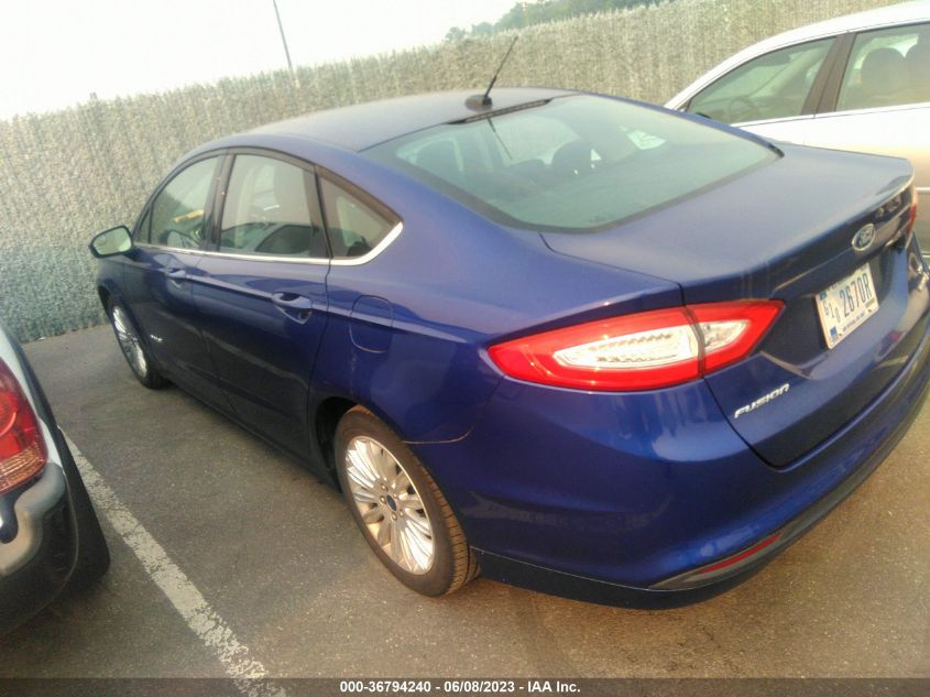 2016 FORD FUSION SE HYBRID - 3FA6P0LU4GR160600