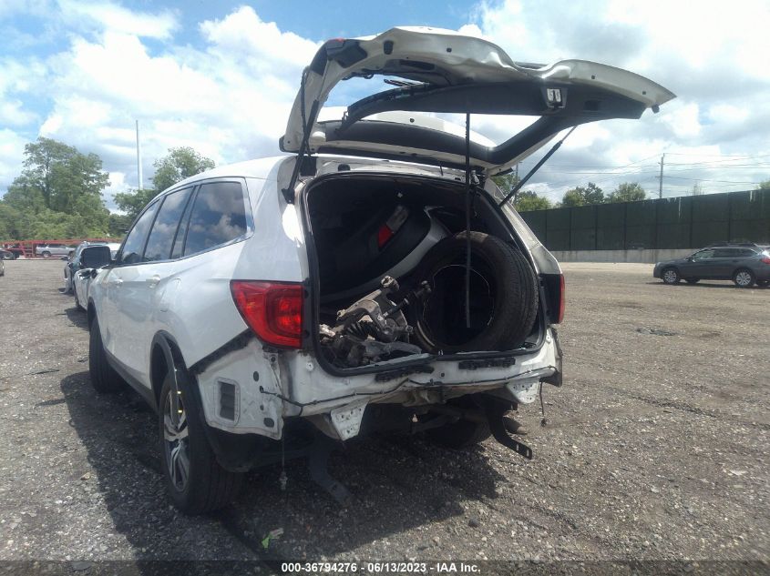 2017 HONDA PILOT EX - 5FNYF6H3XHB092783