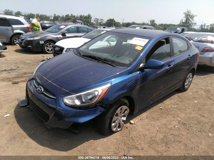 2016 HYUNDAI ACCENT SE - KMHCT4AE0GU089704