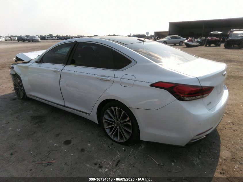 2017 GENESIS G80 3.8L - KMHGN4JE3HU180222